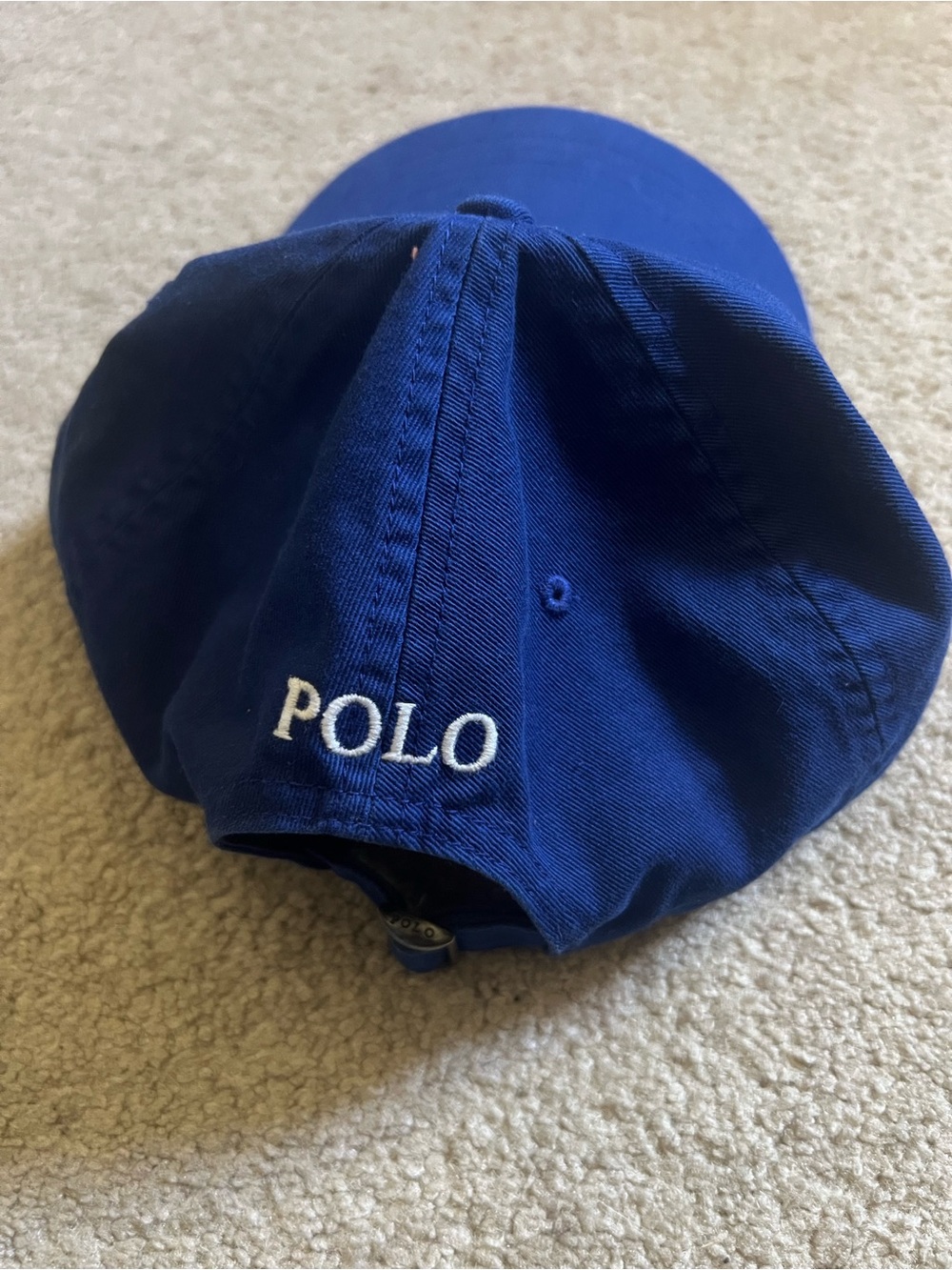 Polo by Ralph Lauren Royal Blue Bear-Embroidered Baseball Cap, Men’s or Women’s - Picture 3 of 3